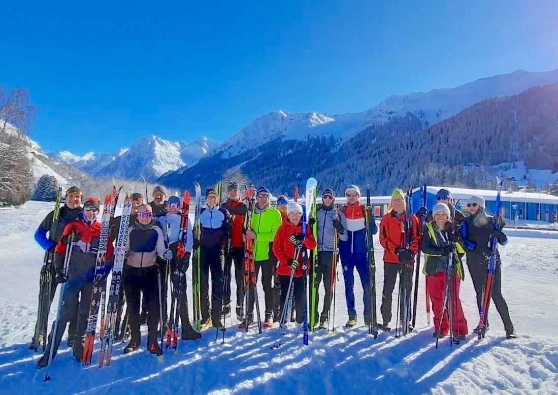 Langlaufen in Klosters, 20. Januar 2024